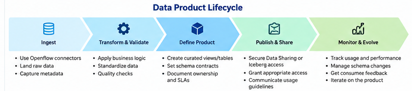Data product use cases and governed consumption